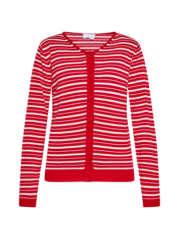usha BLUE LABEL Damen Cardigan in ROT WEISS