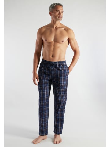 Bugatti Pyjamahose Web Florenz in blau-dunkel-Karo