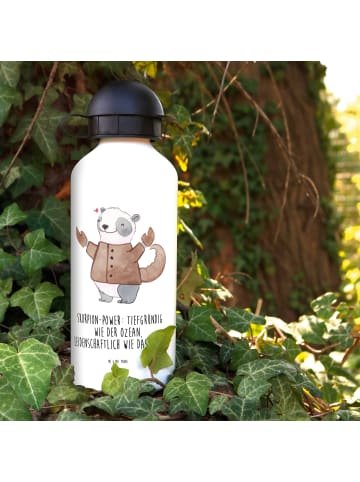 Mr. & Mrs. Panda Trinkflasche Skorpion Astrologie mit Spruch in Weiß