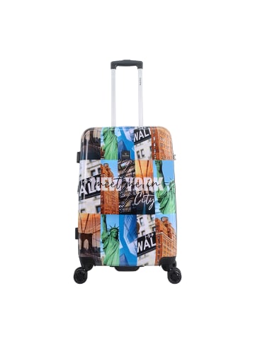 Saxoline Blue Koffer The Big Apple in multicoloured