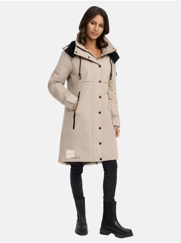 Marikoo Wintermantel Anoukaa 16 in Light Taupe