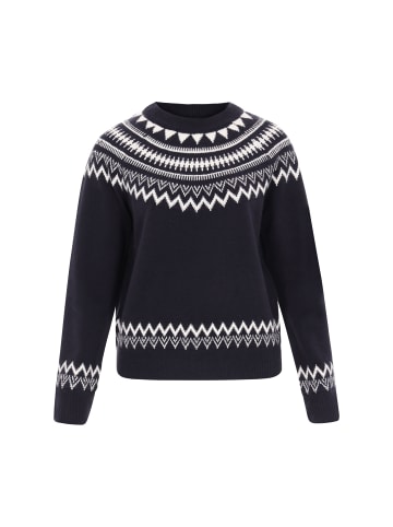DreiMaster Maritim Women Sweater in navy offwhite
