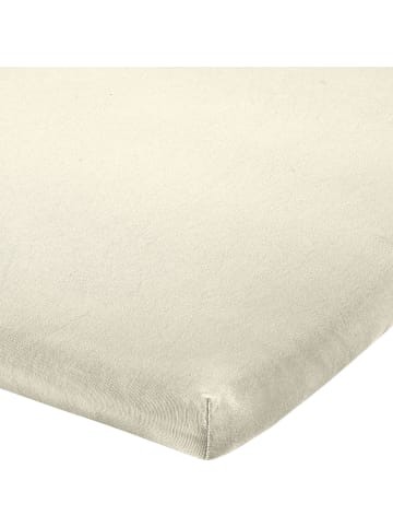 Erwin Müller Single-Jersey Bio Topper-Spannbettlaken Bayreuth in natur