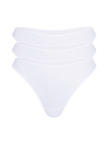 Sassa String 3er Pack in weiß