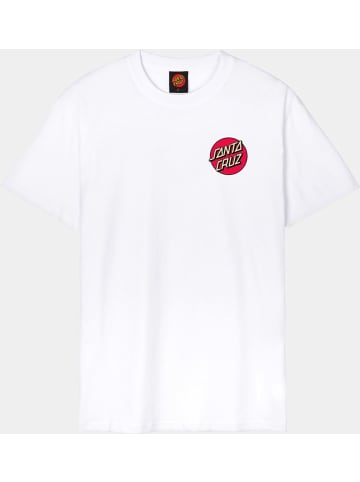 Santa Cruz T-Shirt "Screaming Rose Flash Hand T-Shirt" in Weiß