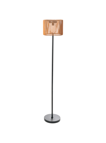 Beliani Stehlampe für den Außenbereich LUENA in Braun/Schwarz