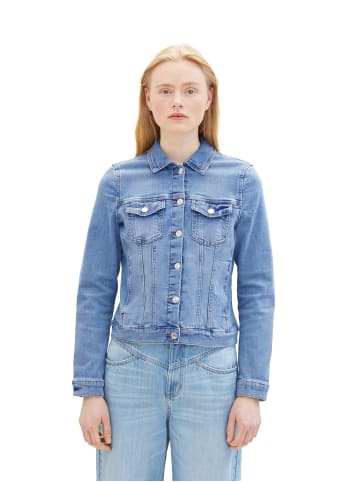 TOM TAILOR Denim Jacke EASY DENIM JACKET in Blau