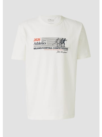 s.Oliver T-Shirt in 02D4_creme