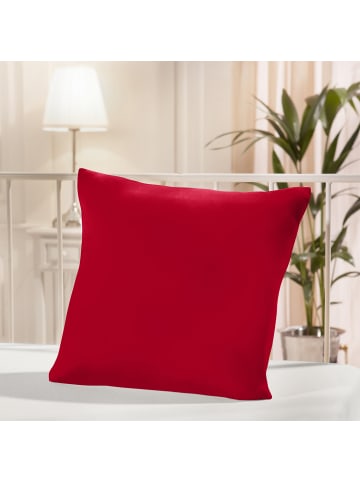 Estella Single-Jersey Kuschelkissenbezug in rot