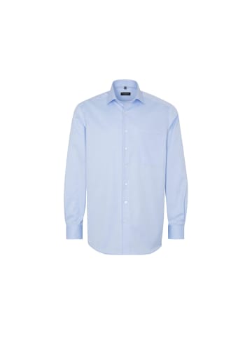 Eterna Langarm Business Hemd für Herren in blau in blau