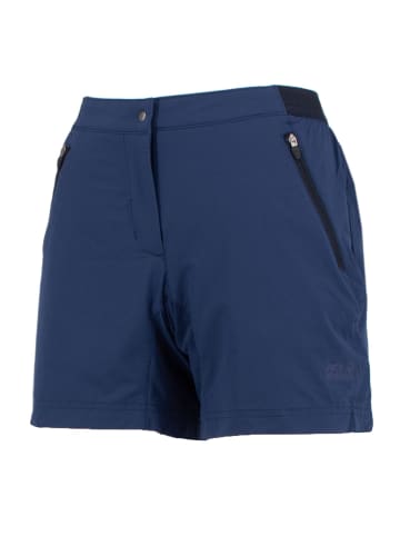 Jack Wolfskin Hose Speed Hiking Trail Shorts in Blau