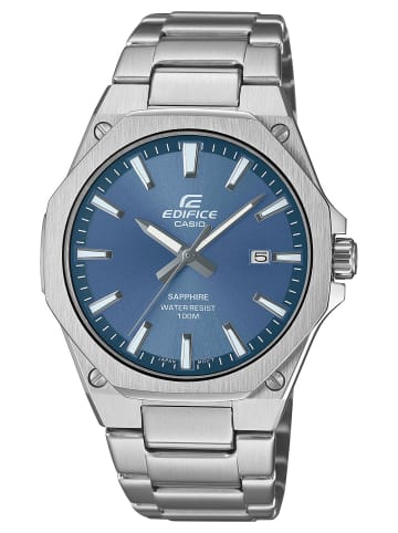 Casio Edifice Herrenarmbanduhr Stahl/Blau