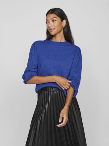 Vila Strickpullover in Mazarine Blue