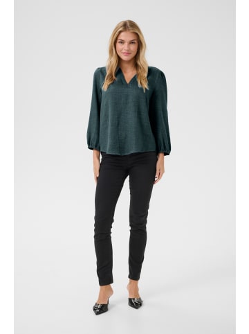 Kaffe Langarm-Bluse KAellen Regular fit in Ponderosa Pine CC