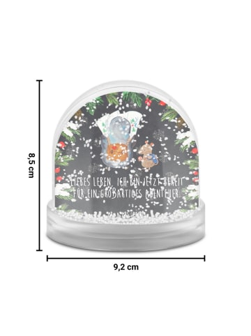 Mr. & Mrs. Panda Weihnachtskugel Pinguin & Maus Wanderer mit Spruch in Kreidetafel