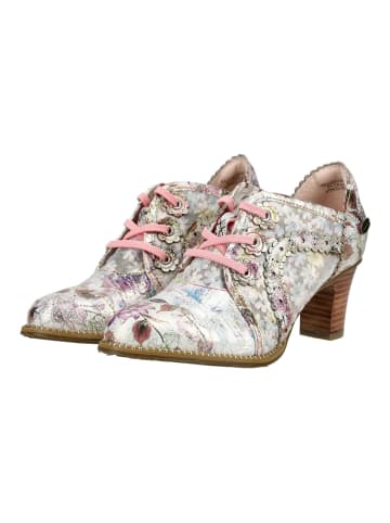 LAURA VITA Stiefelette in Weiß/Pink