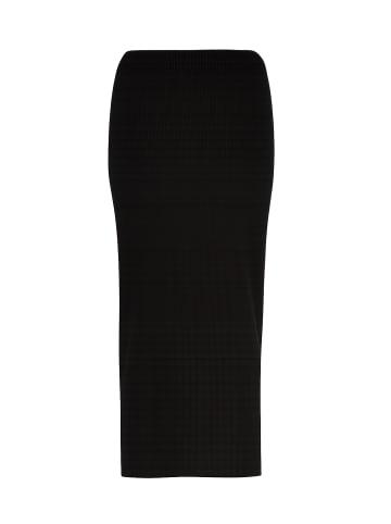 Hailys Eleganter plissierter Skirt mit hoher Taille für stilvolle Looks in Schwarz