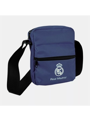 Real Madrid Real Madrid Blue Umhängetasche, Schultertasche 21 cm