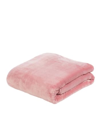 Gözze Wohndecke Cashmere-Feeling 220x240 in altrosa