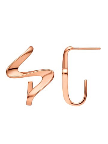Steel_Art Ohrringe Damen Fina poliert in rosegoldfarben