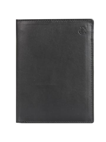 Esquire Eco Geldbörse Leder 9,5 cm in black