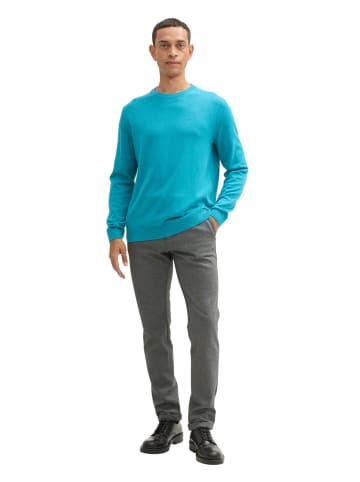 Tom Tailor Pullover BASIC CREWNECK KNIT in Türkis