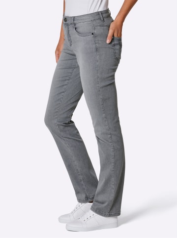 ascari 5-Pocket-Jeans in grey denim