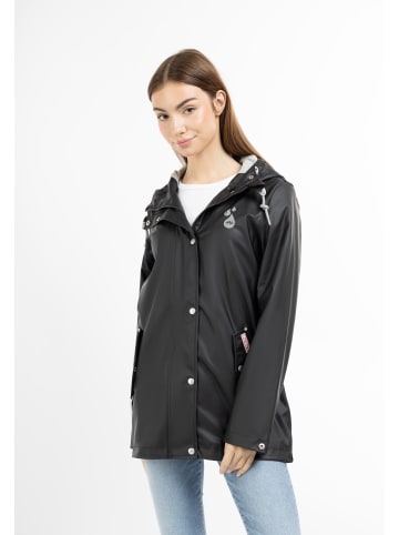 myMo Damen Regenjacke in Schwarz