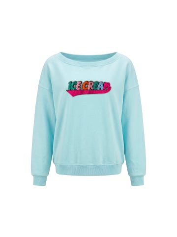 myMo Women Sweatshirt in Aqua