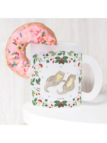 Mr. & Mrs. Panda Tee Tasse Otter Glühweinstand ohne Spruch in Transparent