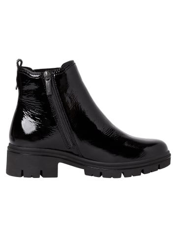 Tamaris COMFORT Chelsea Boot in BLACK PAT.