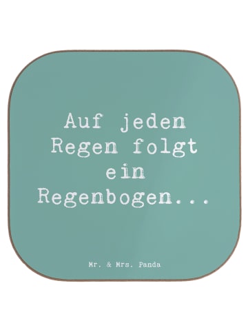 Mr. & Mrs. Panda Tassenuntersetzer Spruch Mit Enttäuschungen umg... in Meeresbrise