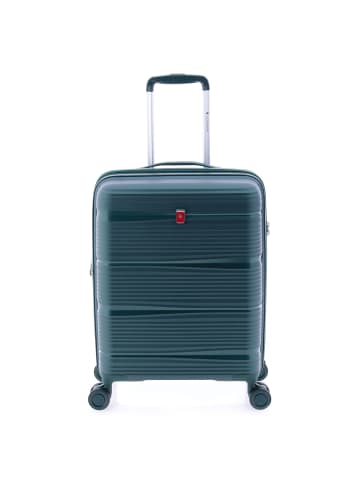 Gladiator 0800 4 Rollen Trolley 55 cm mit Dehnfalte green