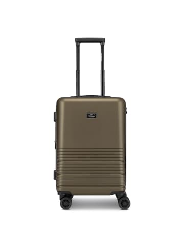 Camel Active Hanoi 4 Rollen Kabinentrolley S 55 cm mit Dehnfalte in khaki