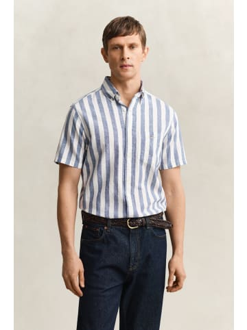 Gant Hemd in indigo weiß - 0003