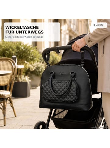 Kinderhaus Blaubär Fashion Bag inkl. Clutch Wickeltasche & Mulltuch Blaubaer in Black