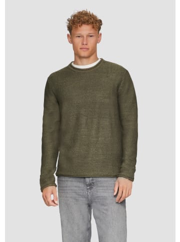 QS Strickpullover in 7967_olivgrün