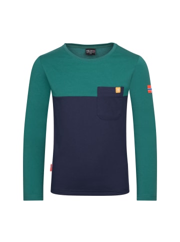 Trollkids Longsleeve Bergen in jungle green