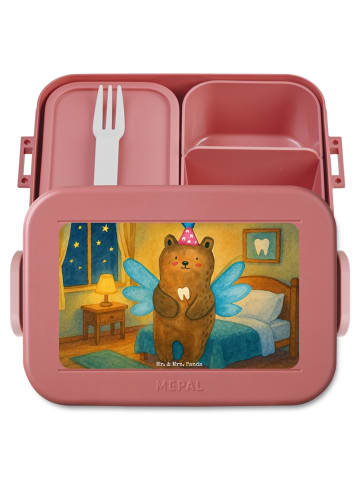 Mr. & Mrs. Panda Lunchbox Bär Zahnfee Design ohne Spruch in Rot Pastell