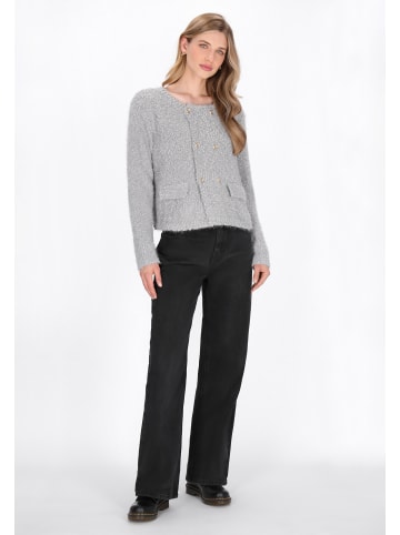 DreiMaster Women Cardigan in grey melange