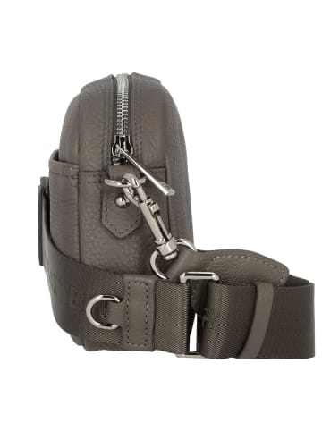 Lancaster Studio Mixte Umhängetasche Leder 21 cm in gris