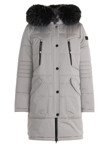 Betty Barclay Steppmantel in grau silber - 0001