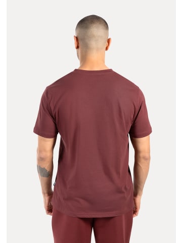 SMILODOX T-Shirt Ilyas in Bordeaux