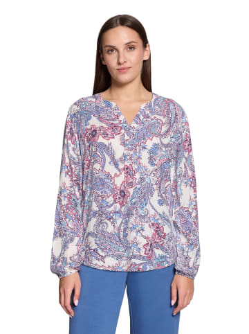Betty Barclay Schlupfbluse mit Print in Beige/Blau