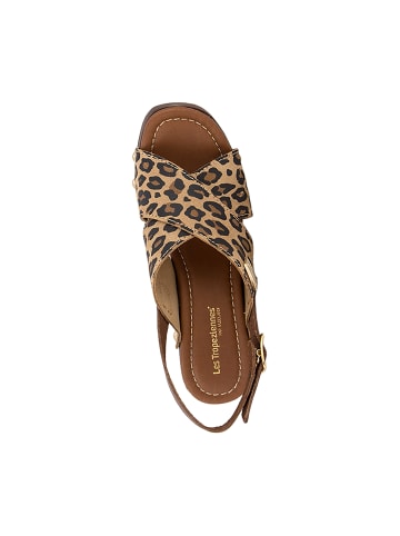 Les Tropéziennes par M Belarbi Paloma – Ledersandalen mit Absatz Beige