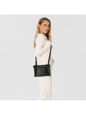 Greenburry Colombiana Umhängetasche Leder 23 cm black