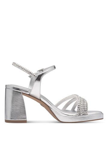Tamaris Riemchensandaletten in Silber