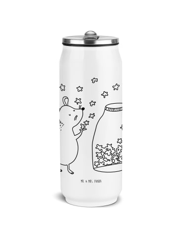 Mr. & Mrs. Panda Thermoflasche Maus Sterne ohne Spruch in Weiß
