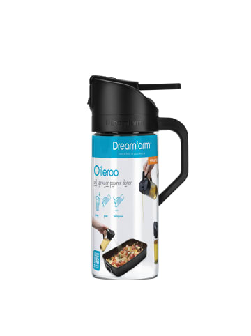 Dreamfarm DREAMFARM | Ölsprüh-Flasche, OILEROO, schwarz, 400