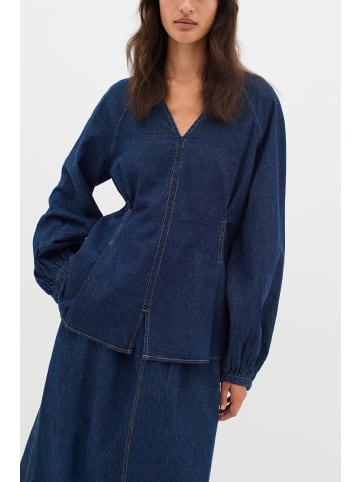 InWear Langarm - Hemd RubinaIW Feminine Form in Blue Denim